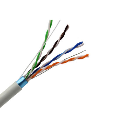 Подгонянная медная проволока серого цвета PVC кабеля FTP Cat5e 300m обнаженная