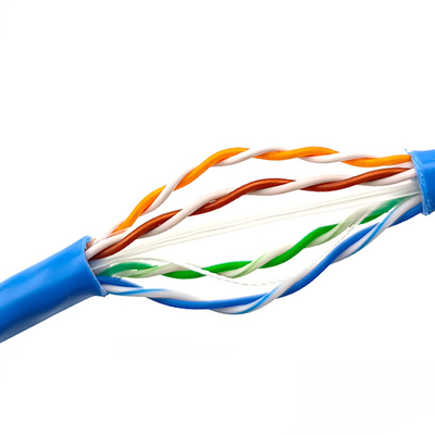 Куртка PVC кабеля сети кабеля LAN 23AWG локальных сетей Cat6 гигабита UTP