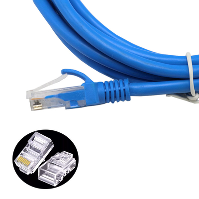 Синь 3M кабеля Lan Communicatioan компьютера Utp гибкого провода Rj45 Cat5e