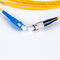 Однорежимный кабель оптического волокна SC FTTH FC для телекоммуникационных сетей