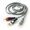 OD 9.5mm 1.5m 3m 5m кабель стерео RCA 3.5mm до 2