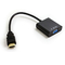 Аудио видео- кабель Hdmi к VGA черноты 1080P переходника VGA к конвертеру HDMI