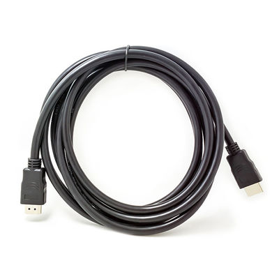 Шнур черной 1,4 телевизионной приставки кабеля версии 5M 4K высокоскоростных HDMI видео-